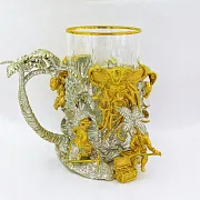 Подстаканник для чая «Пираты» из бронзы — оригинальный подарок — фотография 5