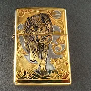 Ручная работа: Зажигалка Zippo оригинал "Волки" — фотография 5
