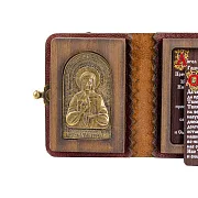 На память: Книга с молитвами "Матрона Московская" — книга в кожаном переплёте — фотография 4