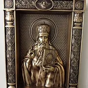 Икона Василий Великий — красивый подарок — фотография 5