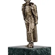 Ручная работа: Статуэтка «Ф.Э. Дзержинский» из бронзы — фотография 4