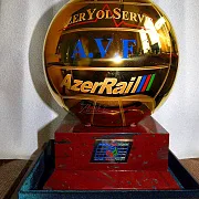 На память: Волейбольный мяч "AzerRail" — фотография 1