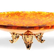 Дизайнерская конфетница из янтаря — необычный подарок — фотография 4