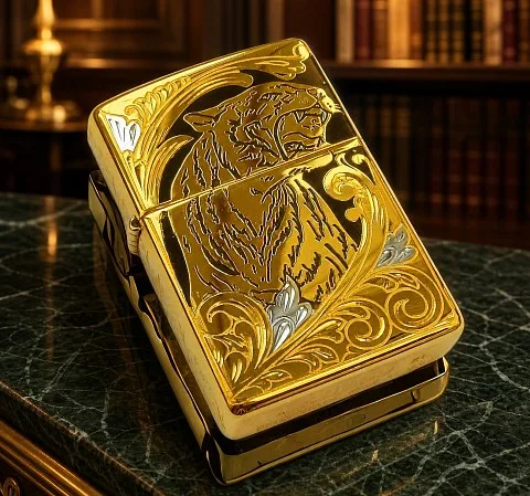 Зажигалка Zippo "Тигр" № 4 — необычный подарок