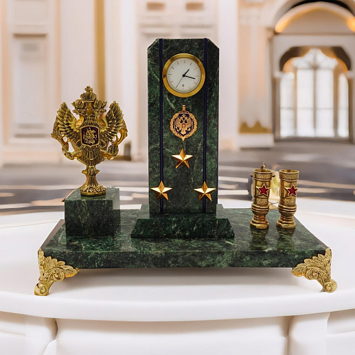 Часы подарочные «Погон с п/п и гербом ФСБ»