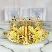 Чайный набор на шесть персон. Златоуст — необычный подарок — фотография 1