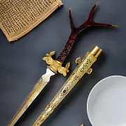 Егерский кинжал «Хиршфангер» — оригинальный подарок — фотография 1