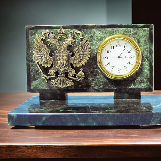 Подарочные часы универсальные "Российский герб" купить с доставкой Подарочные часы универсальные "Российский герб"