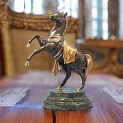 Фигурка «Конь» из бронзы, 95×140×190 мм — красивый подарок — фотография 1