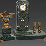 Часы «Погон» с гербом Спецсвязи — необычный подарок — фотография 2