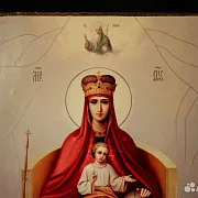 Икона Божией матери "Державная" — оригинальный подарок — фотография 3